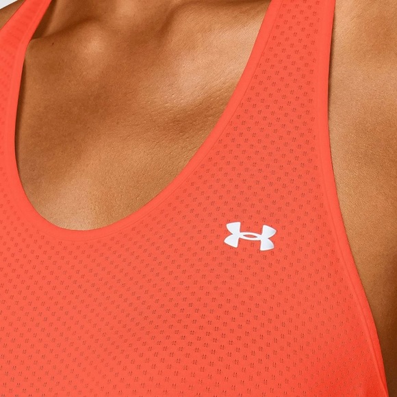 Under Armour Racerback Tank in Beta Orange - Picture 2 of 12